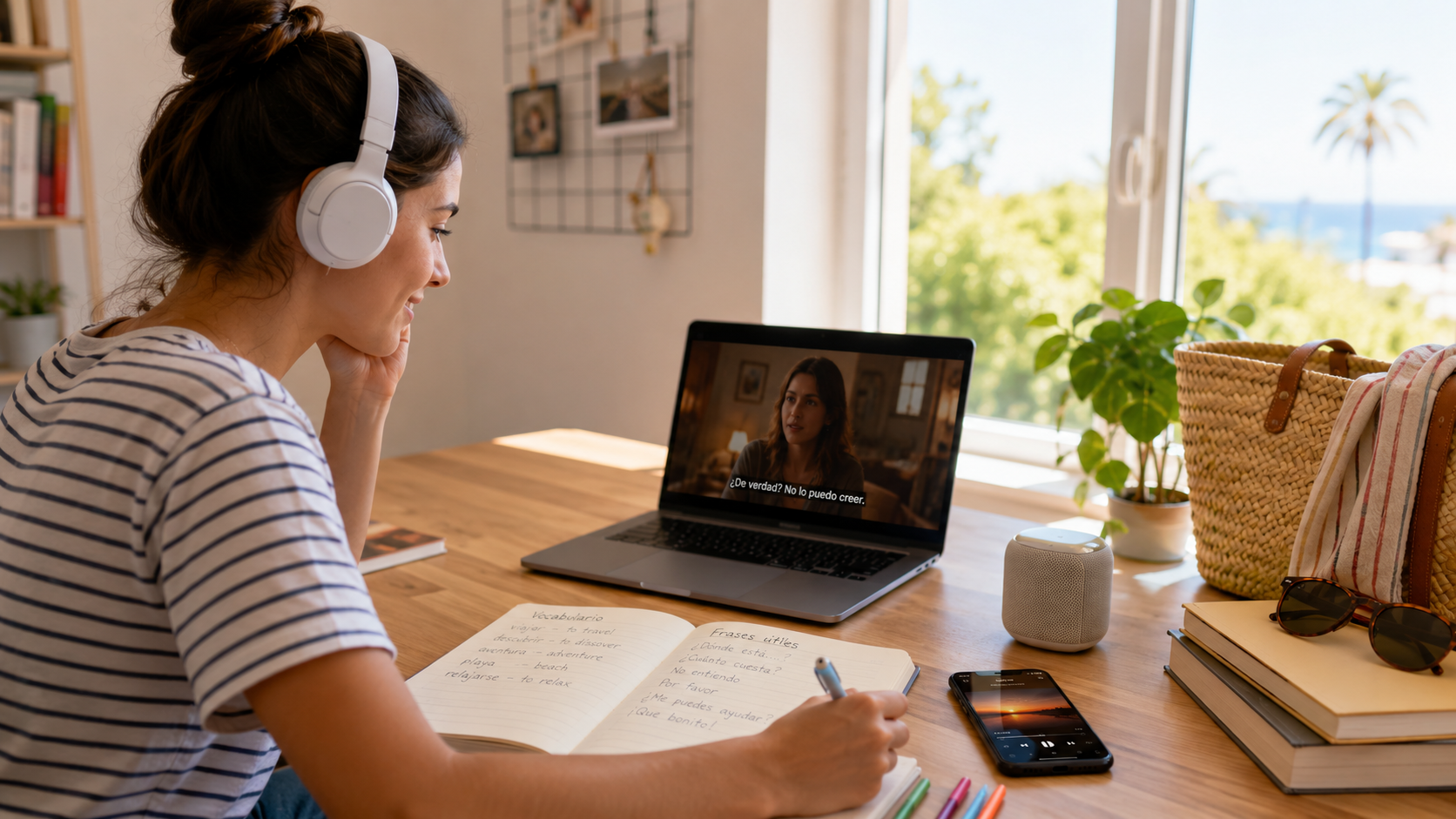 Aprende idiomas con series y música