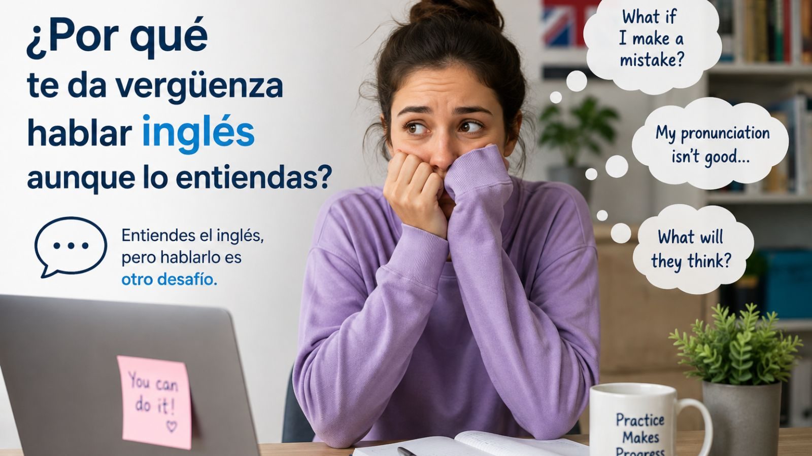 ¿Por qué te da vergüenza hablar inglés aunque lo entiendas?